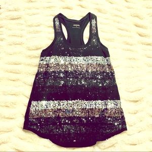 Express Sequin Tank Top